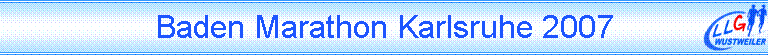 Baden Marathon Karlsruhe 2007