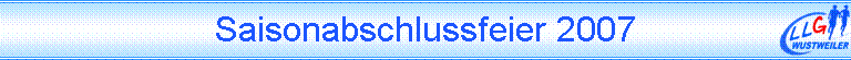 Saisonabschlussfeier 2007