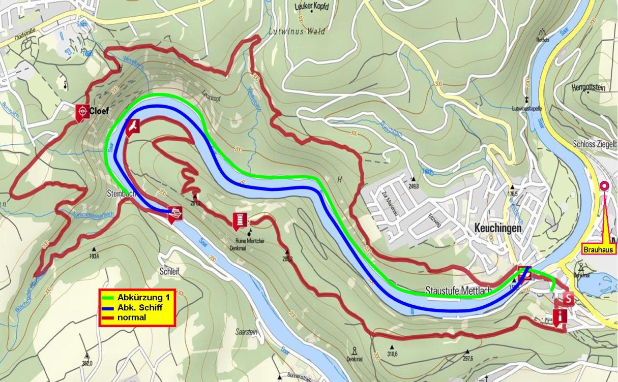 Vereinsausflug auf der Saarschleife-Tafeltour